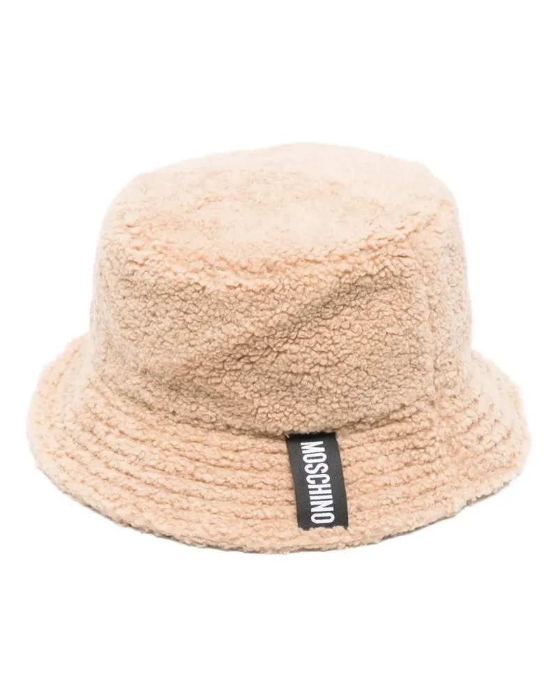 Moschino Strukturierter Fischerhut - Braun Braun