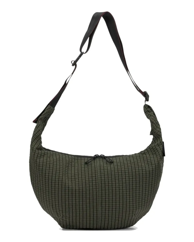 Comme des Garçons grid-pattern shoulder bag - Grün Grün