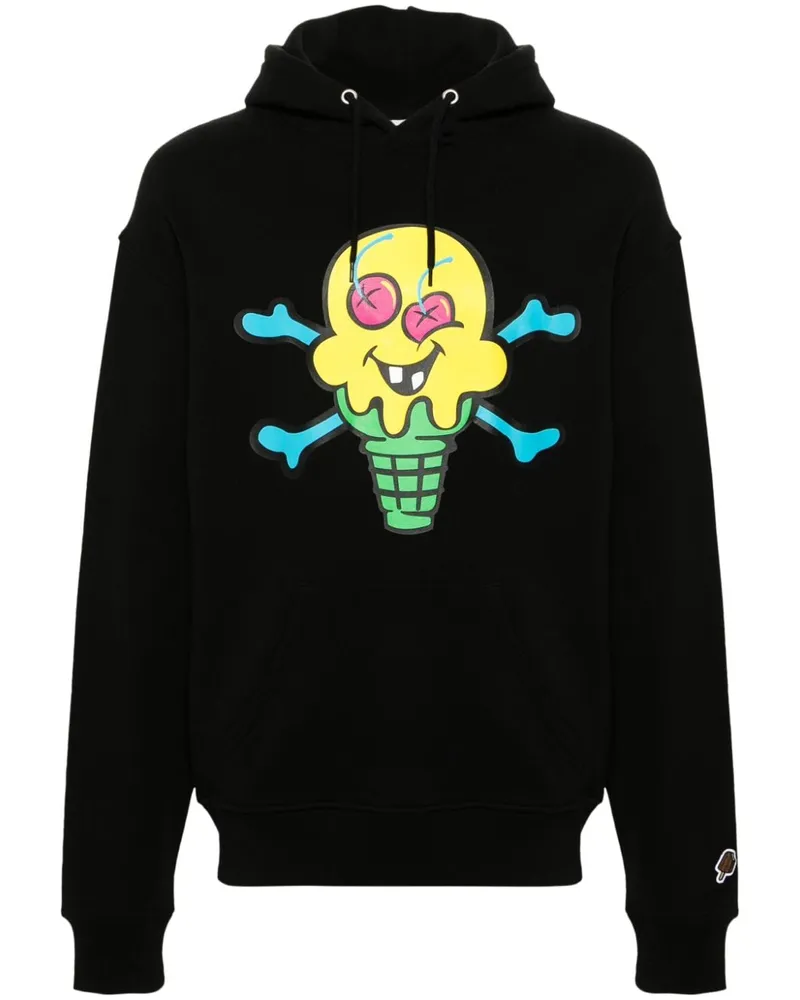 ICECREAM Cones and Bones Hoodie - Schwarz Schwarz