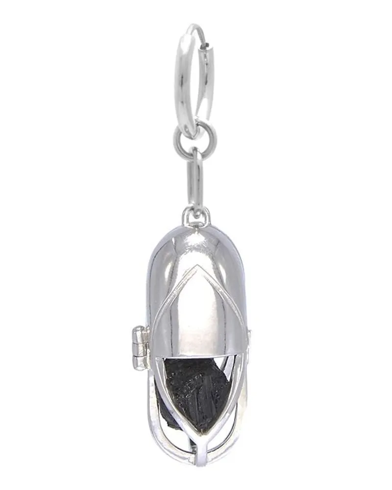 CAPSULE ELEVEN Creole mit Kristallkapsel - Silber Silber