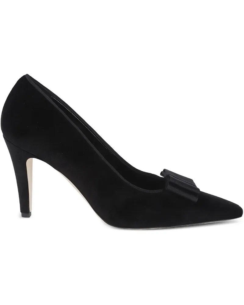 Manolo Blahnik Pumps mit Schleife - Schwarz Schwarz