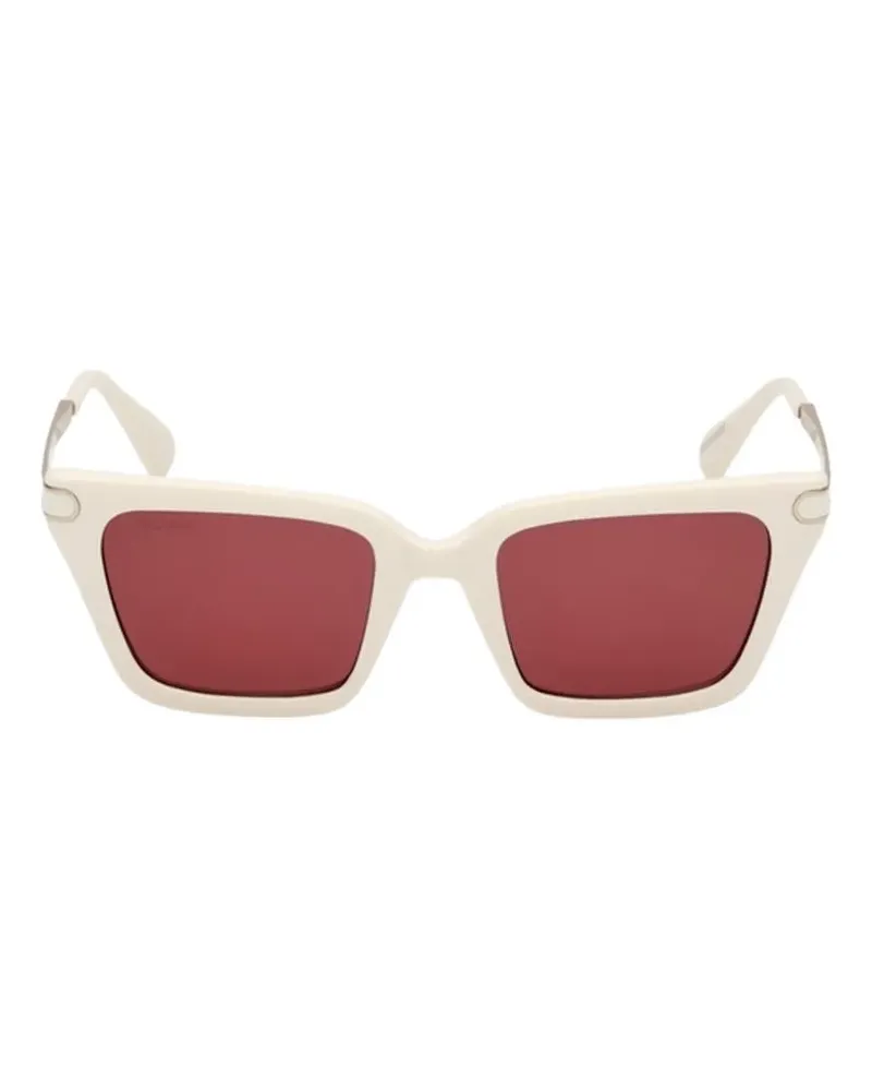 MAX&Co. rectangle-frame sunglasses - Nude Nude