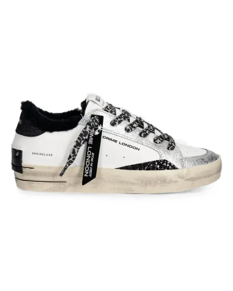 Crime Sk8 Deluxe Sneakers mit Shearling - Weiß Weiß