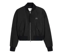 Bomberjacke aus Funktionsstoff - Schwarz