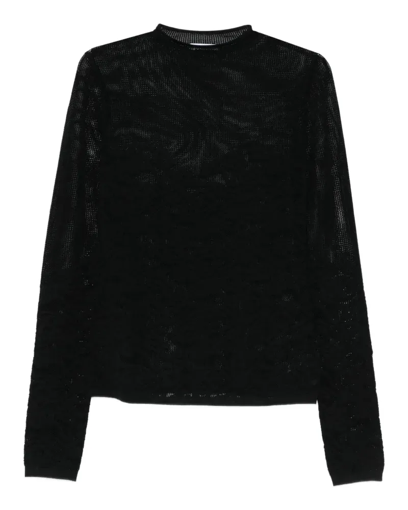 Patrizia Pepe Klassischer Pullover - Schwarz Schwarz