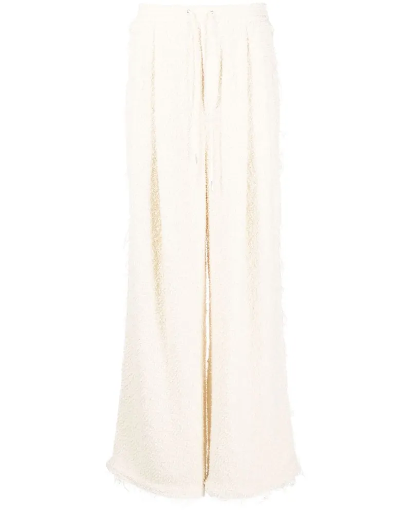 Eckhaus Latta Boucle-Hose mit weitem Bein - Nude Nude