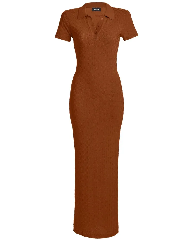 SER.O.YA Gestricktes Beacon Kleid - Braun Braun