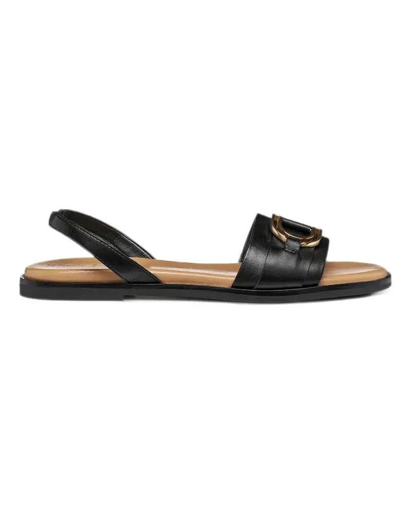 Geox Naileen buckle-detail slingback sandals - Schwarz Schwarz