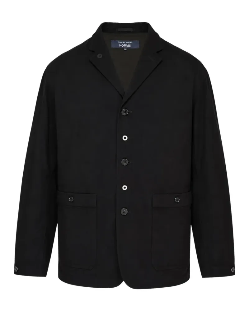 Comme des Garçons Jacke mit aufgesetzten Taschen - Schwarz Schwarz