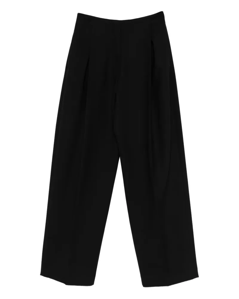 SPORTMAX pleated-front trousers - Schwarz Schwarz