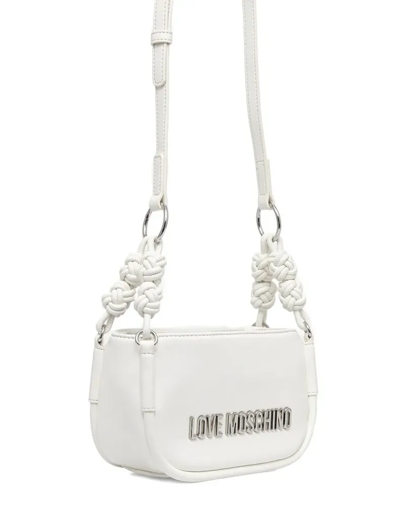 Moschino Umhängetasche mit Knotendetail - Weiß Weiß