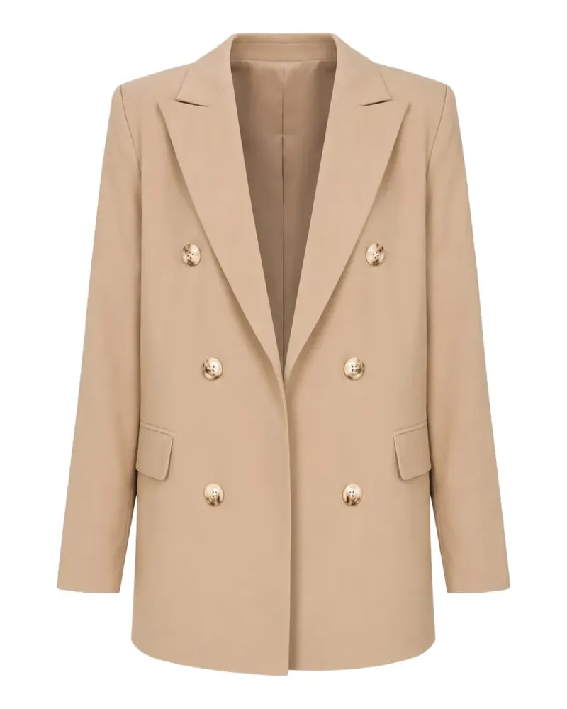 Jijil double-breasted blazer - Nude Nude