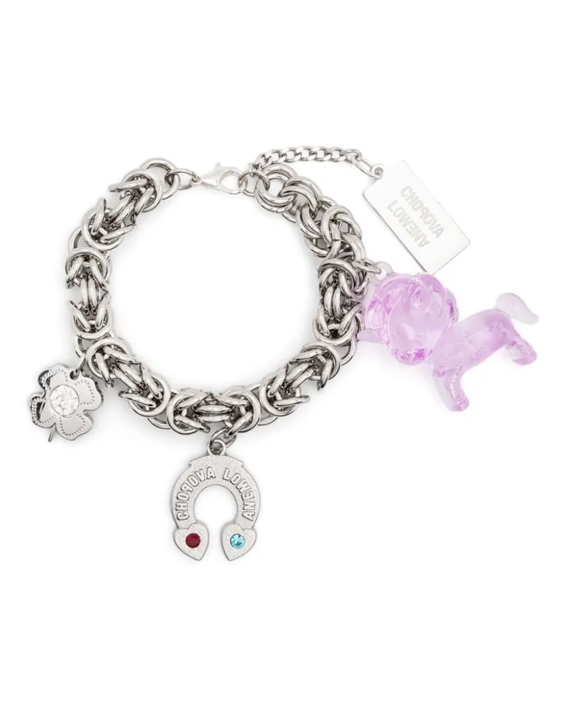 CHOPOVA LOWENA Armband mit Anhängern - Silber Silber