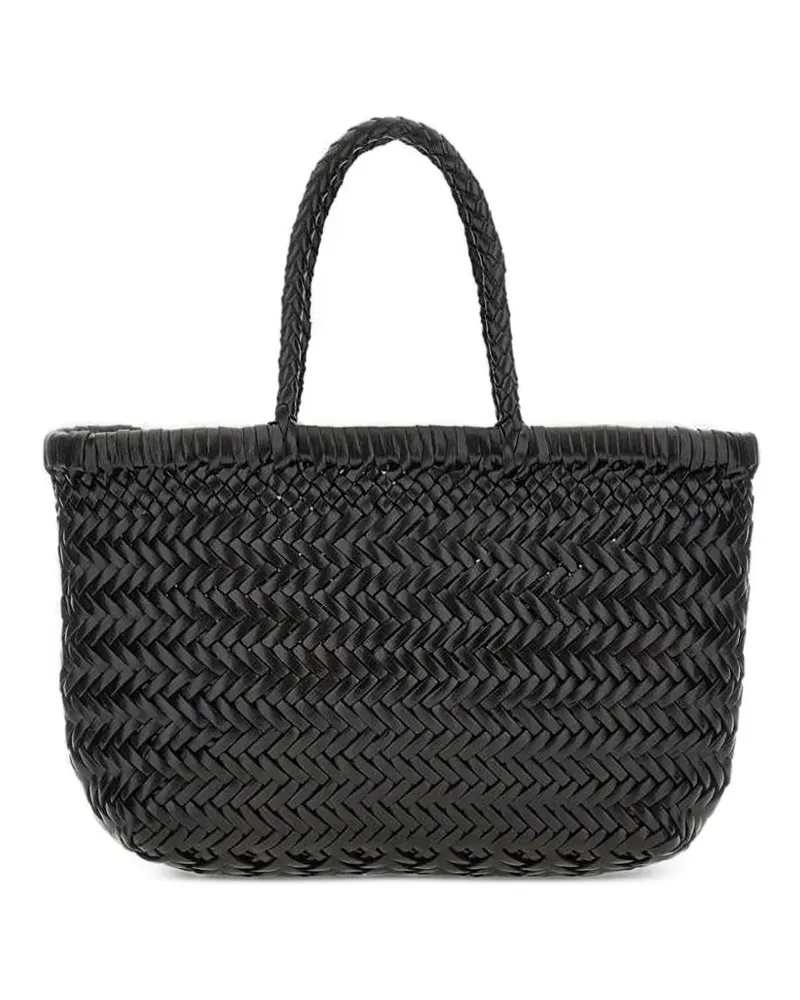 Dragon Diffusion leather tote bag - Schwarz Schwarz