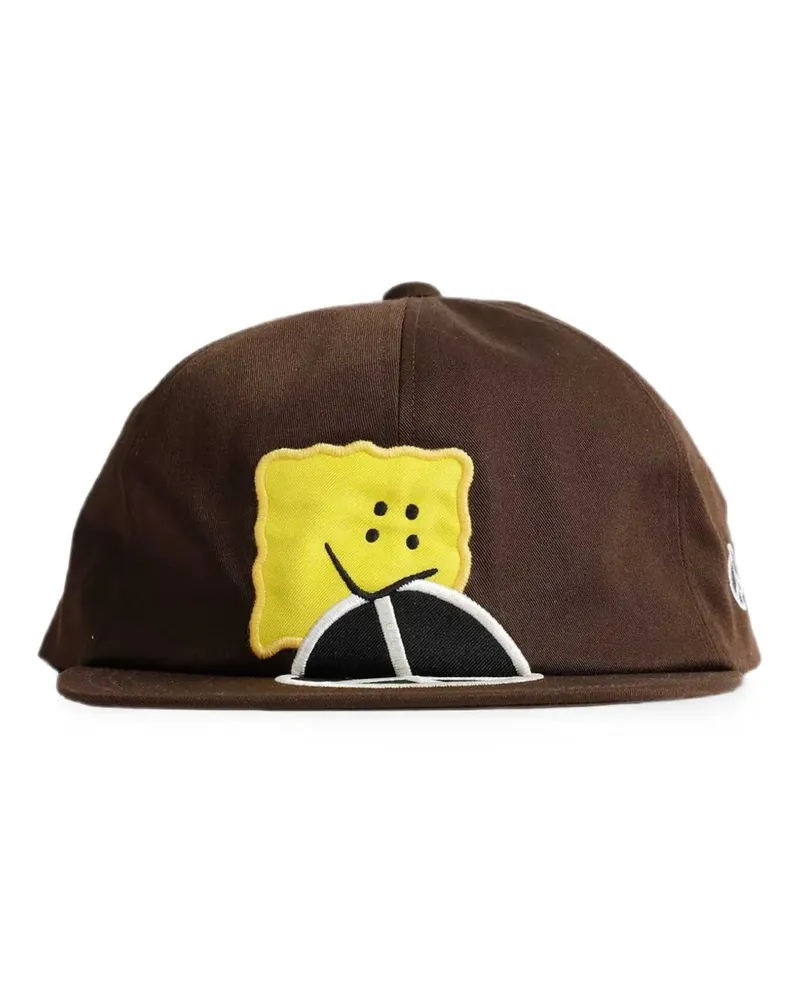 KAPITAL embroidered baseball cap - Braun Braun