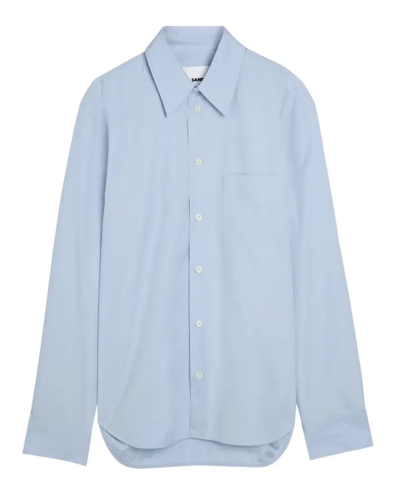 Jil Sander pocket long-sleeve shirt - Blau Blau