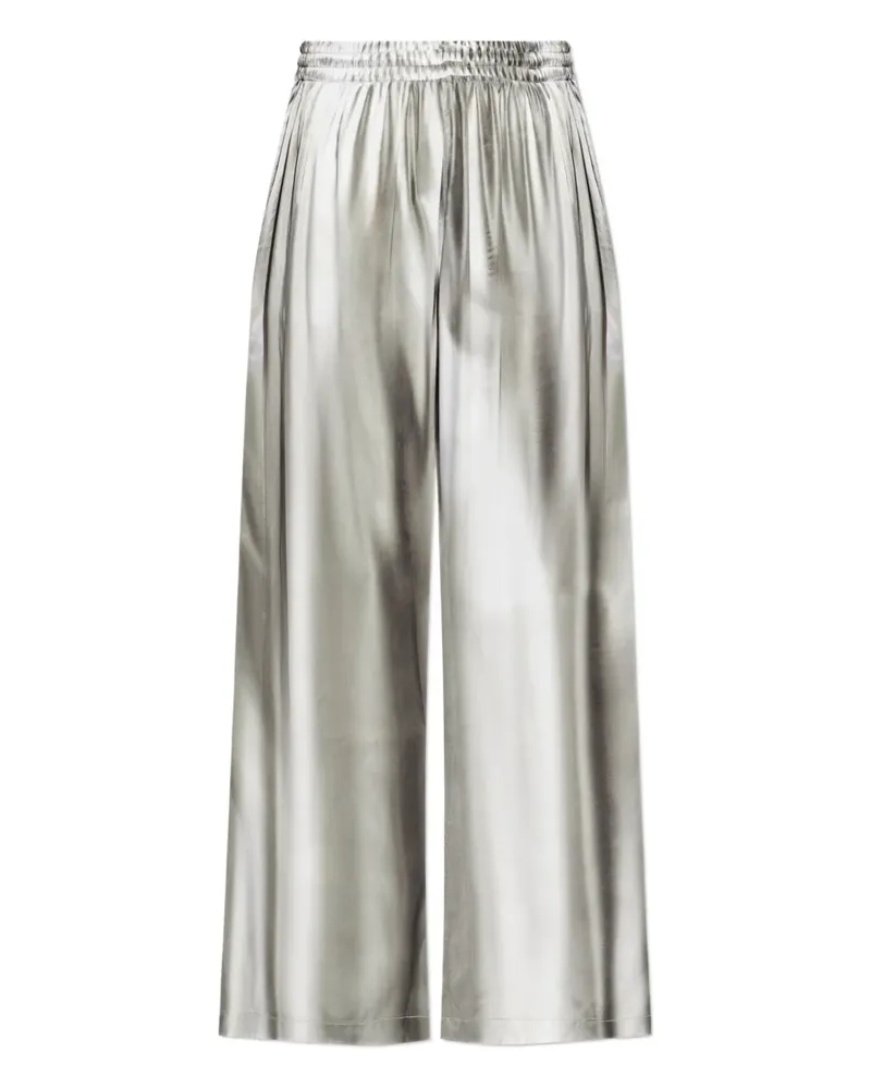 Diesel elasticated wide-leg trousers - Grau Grau