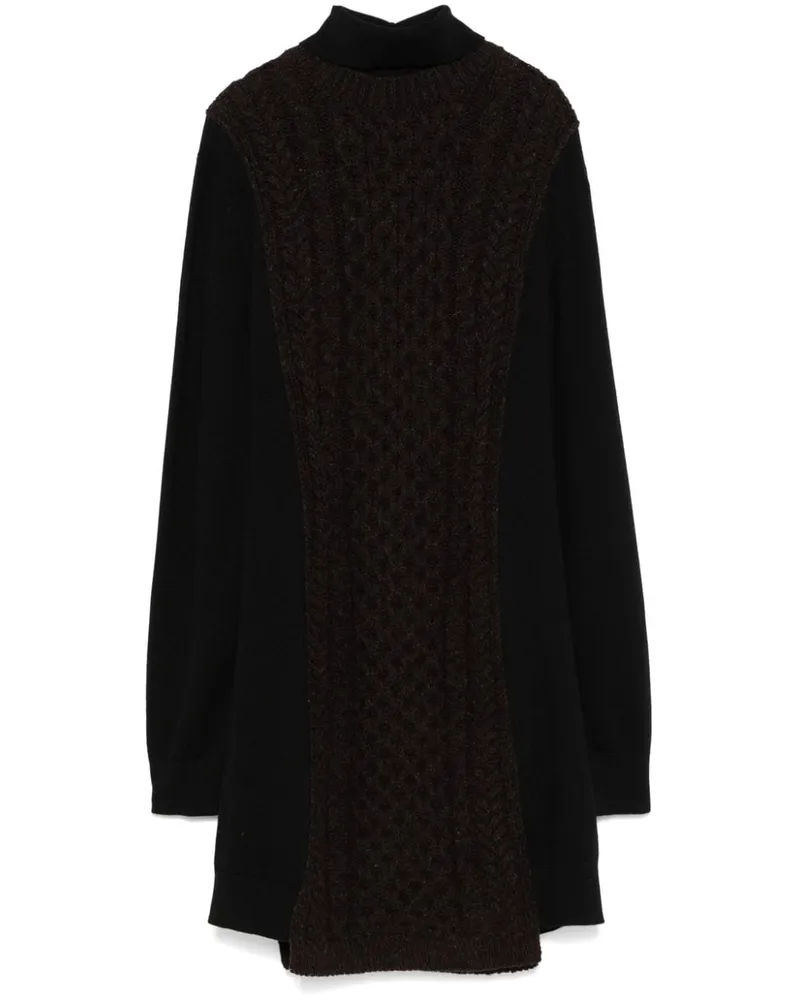 Fendi Midikleid aus Wolle - Violett Violett