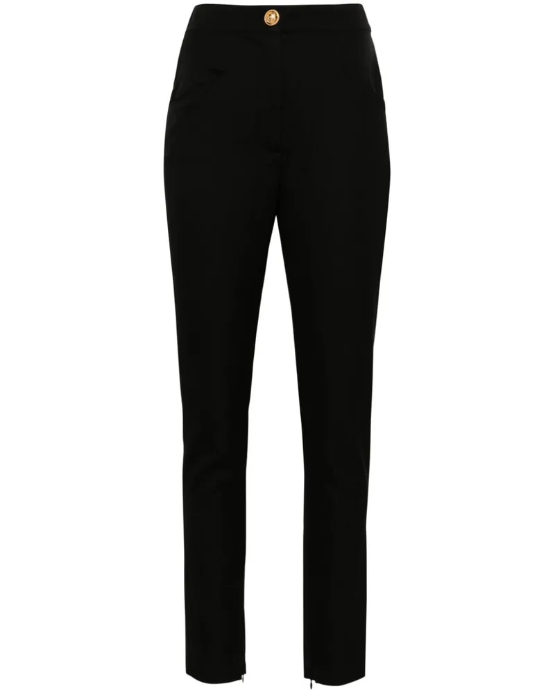 Balmain Klassische Tapered-Hose - Schwarz Schwarz