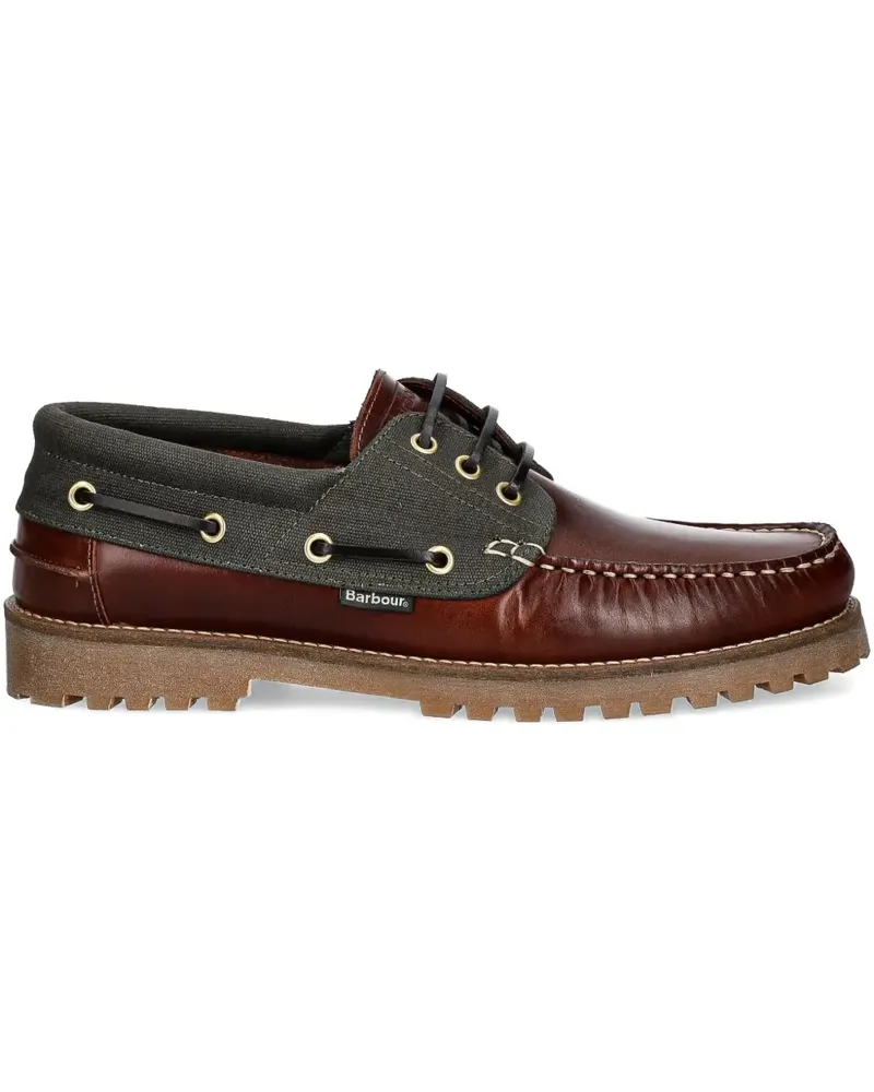 Barbour Segelschuhe aus Leder - Braun Braun