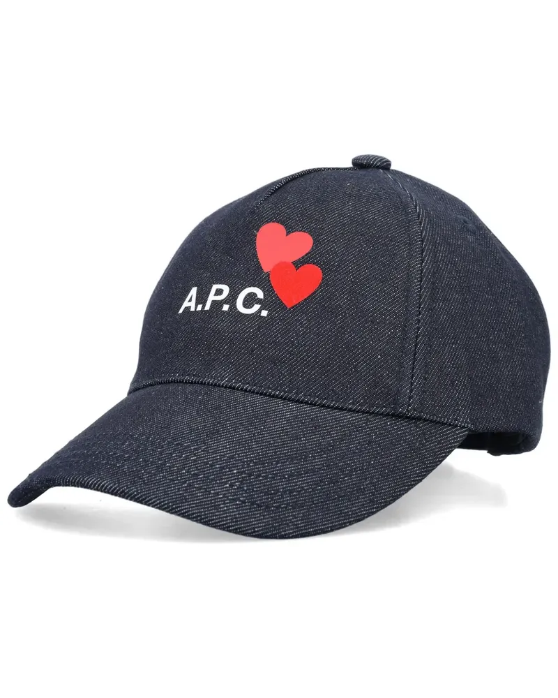 A.P.C. Eden Blondie Jeans-Baseballkappe - Blau Blau