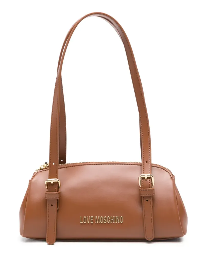 Moschino Tote Bag mit Reißverschluss - Braun Braun