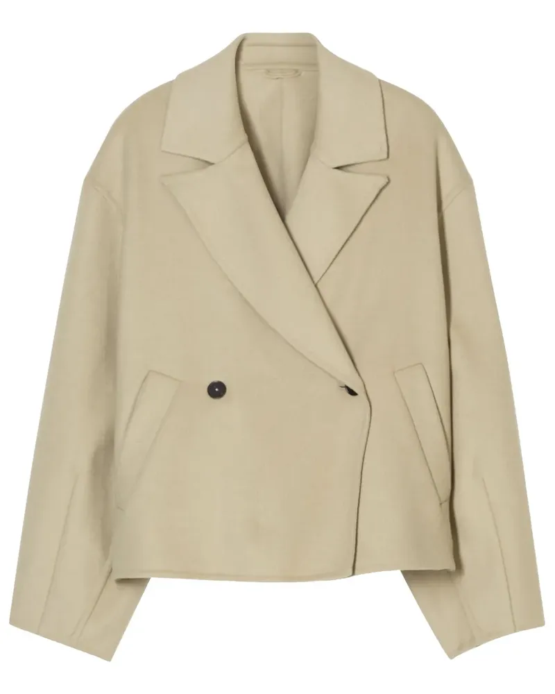 Closed Doppelreihiger Cropped-Blazer - Nude Nude