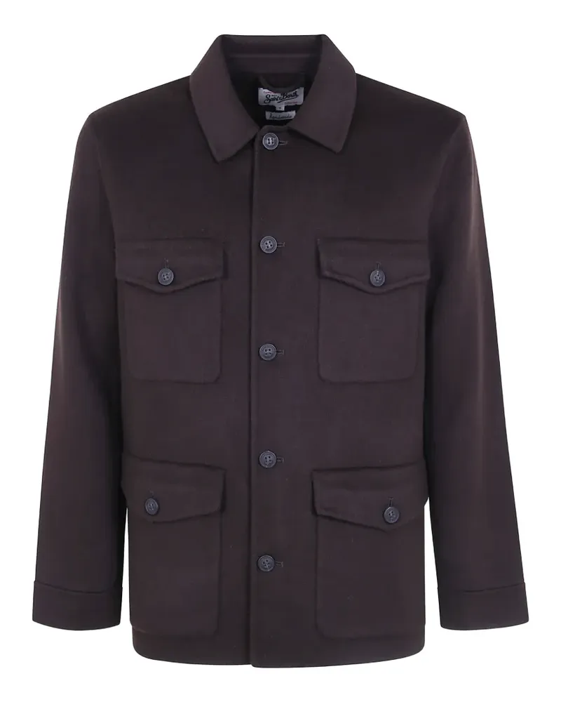 MC2 Saint Barth Forrest Jacke mit Knöpfen - Braun Braun