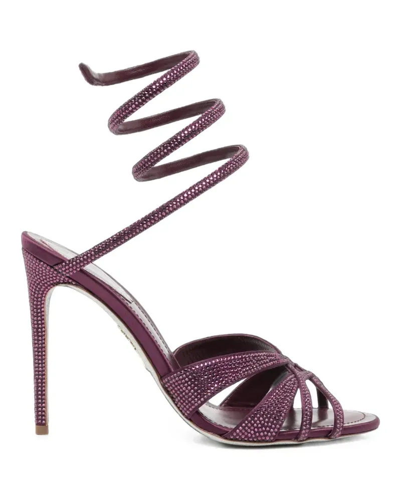 René Caovilla Dania Sandalen 105mm - Violett Violett
