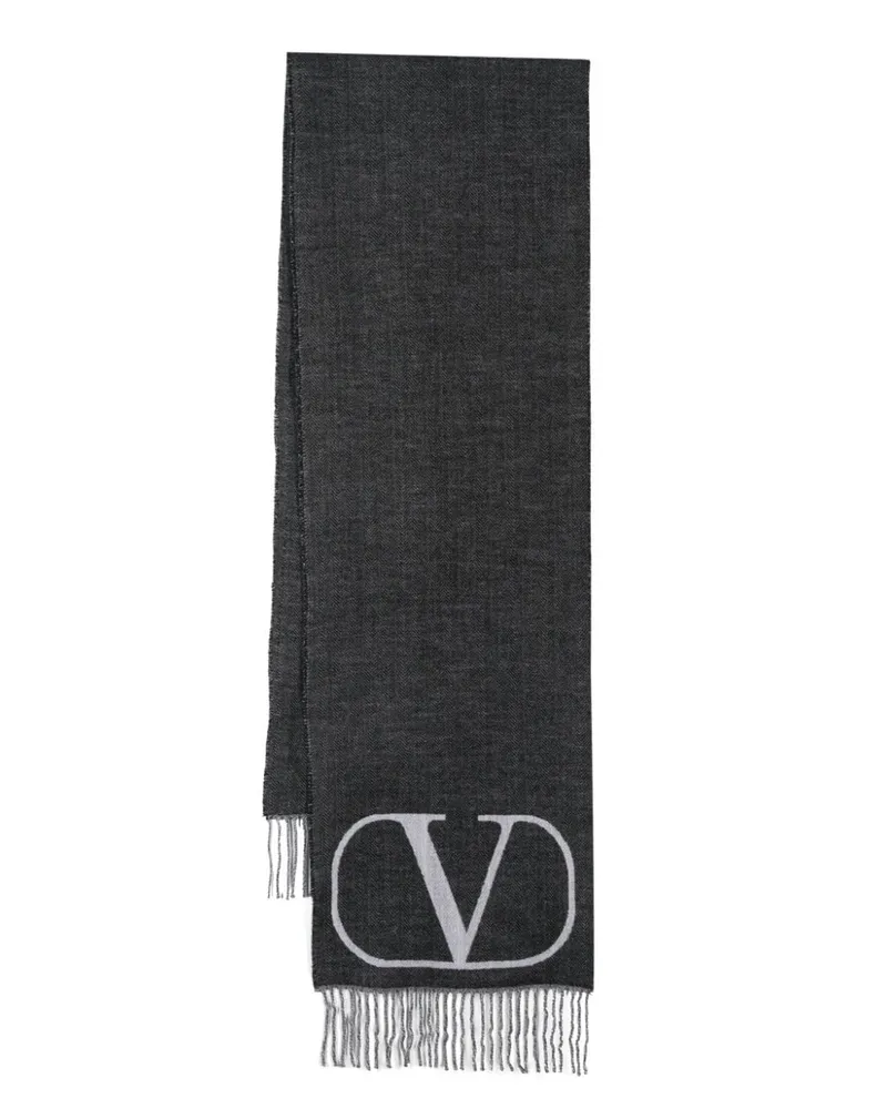 Valentino Garavani VLogo Signature Schal - Grau Grau