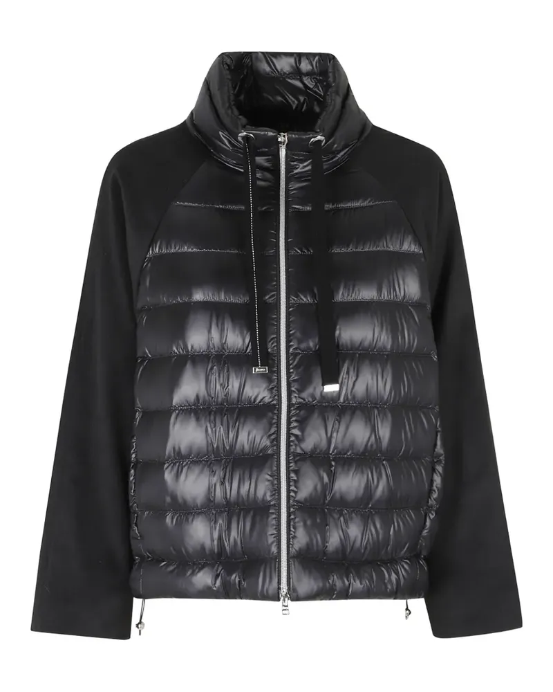 Herno quilted panelled jacket - Schwarz Schwarz
