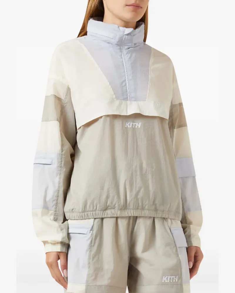 KITH half zip jacket - Nude Nude