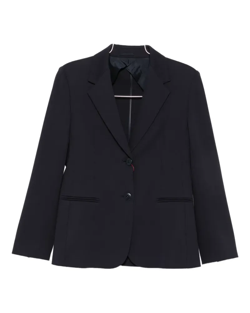 Max Mara Falesia notched-lapels single-breasted blazer - Blau Blau