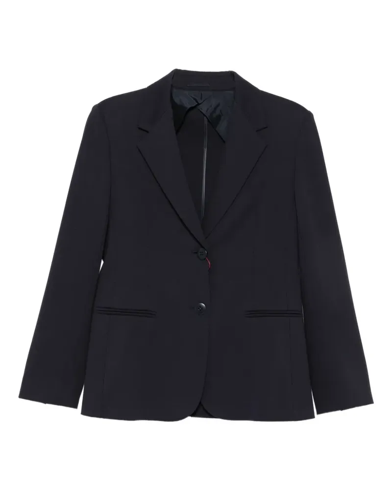 Max Mara Falesia notched-lapels single-breasted blazer - Blau Blau