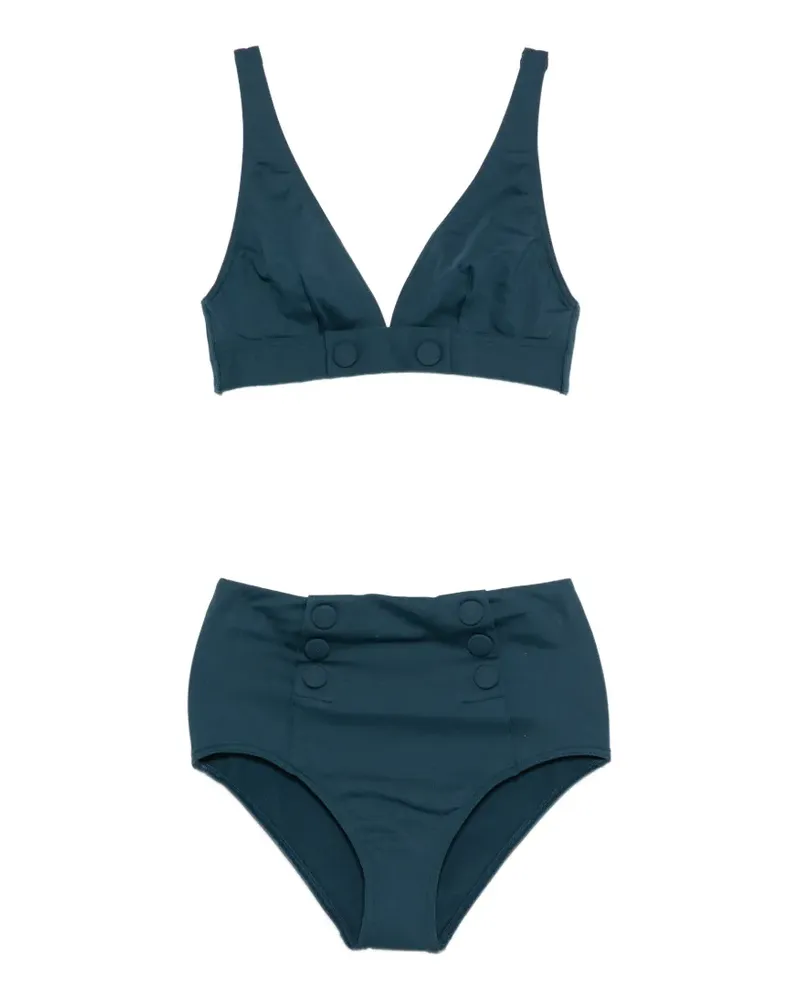 Eres button-detail bikini - Blau Blau