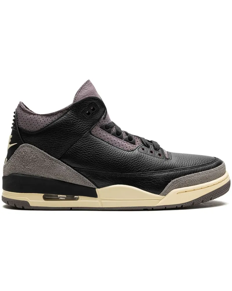 Jordan x A Ma Maniere Air  3 "Black" Sneakers - Schwarz Schwarz