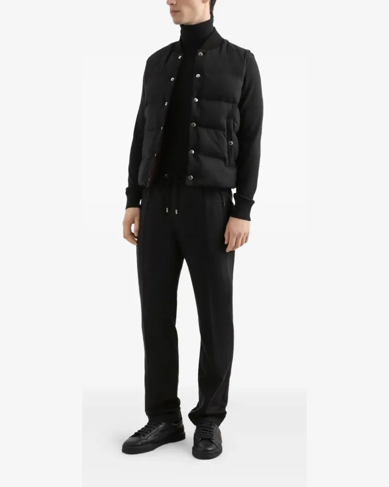 Dolce & Gabbana quilted reversible gilet - Schwarz Schwarz