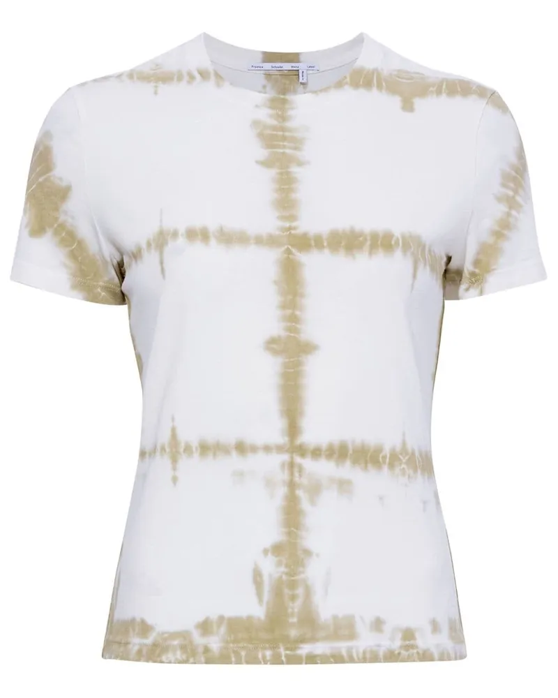 Proenza Schouler T-Shirt mit Batik-Print - Weiß Weiß