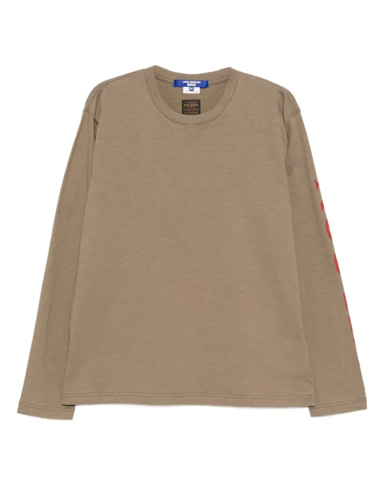 Junya Watanabe T-Shirt mit Print - Grün Grün