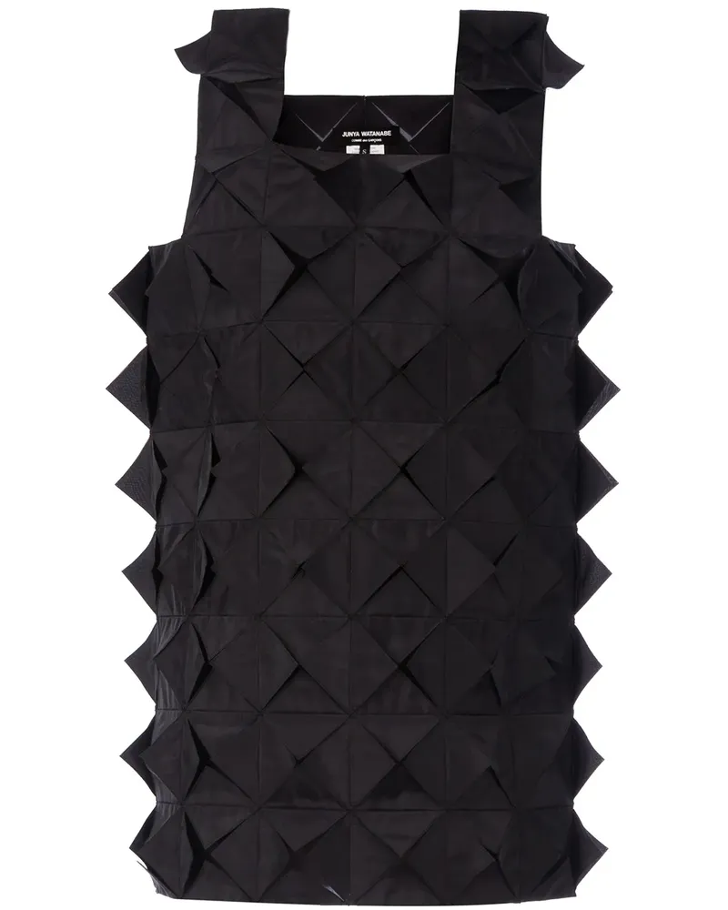 Junya Watanabe Kleid aus Dreiecken - Schwarz Schwarz