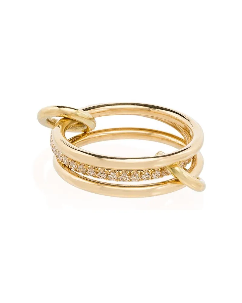 Spinelli Kilcollin 18kt 'Sonny' Gelbgoldring mit Diamanten Gold