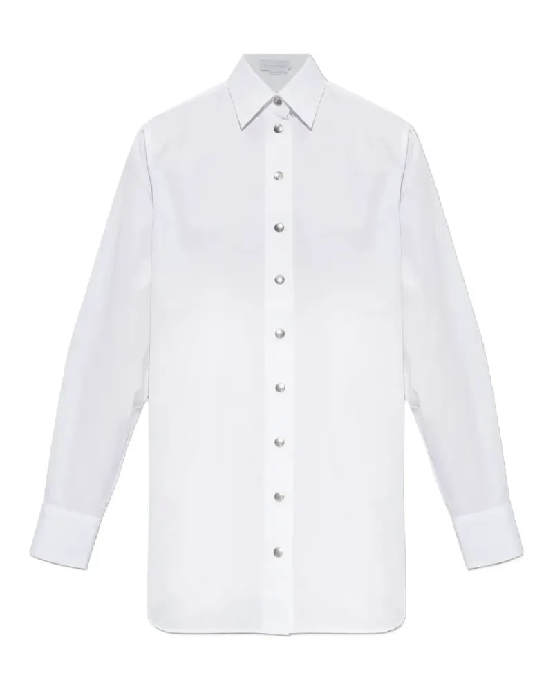 Stella McCartney press-stud oversized shirt - Weiß Weiß