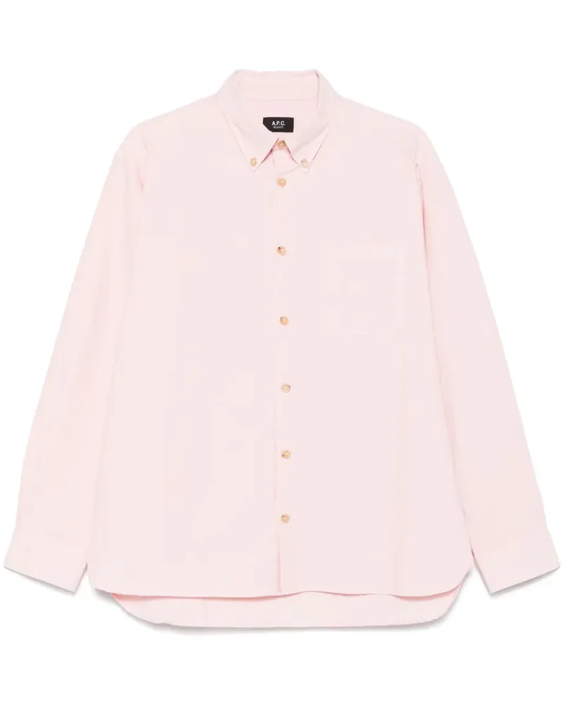 A.P.C. Mateo Hemd - Rosa Rosa