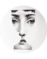 Fornasetti Tema e Variazioni n.51 Wandteller Weiß