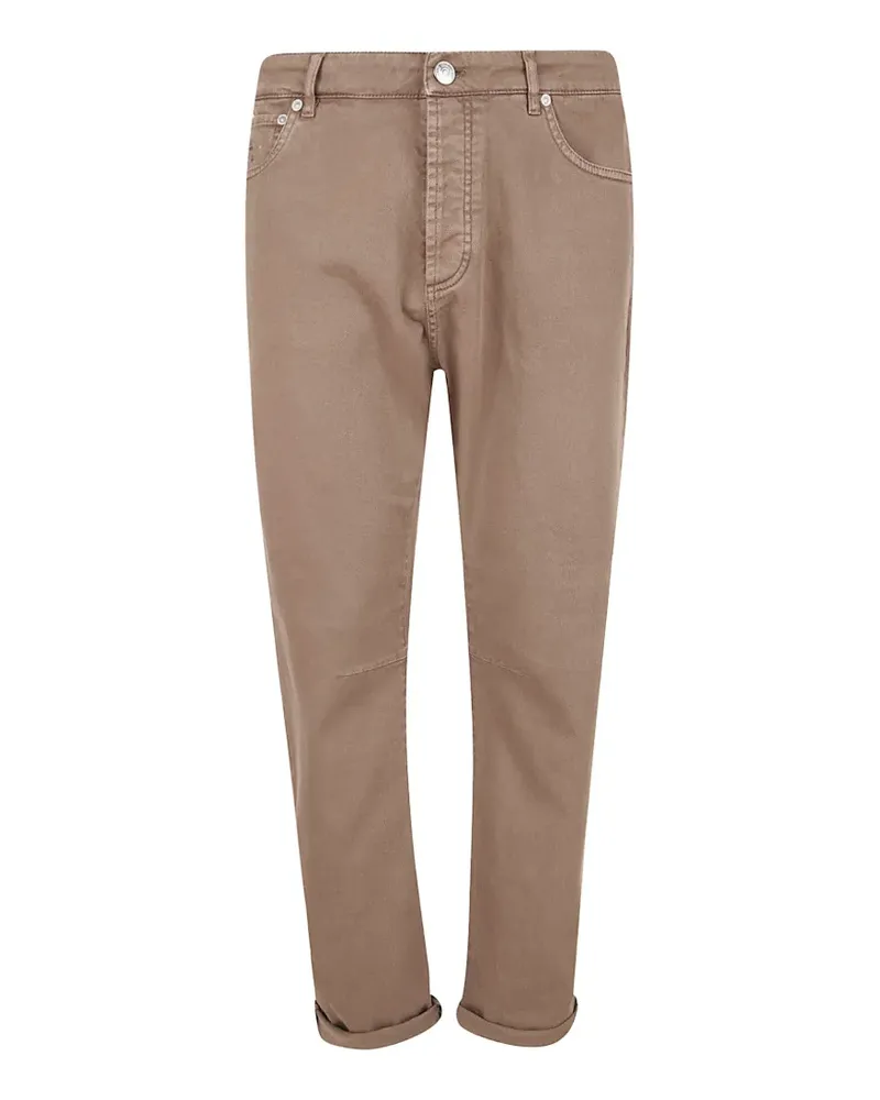 Brunello Cucinelli five-pocket jeans - Braun Braun