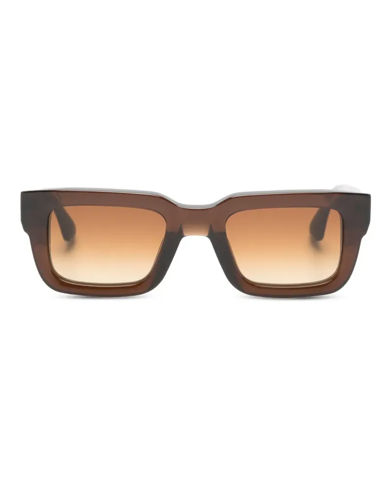 CHIMI Core05 rectangle-frame sunglasses - Braun Braun