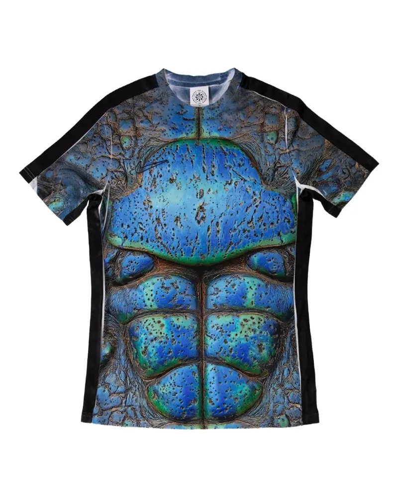 Nike x Yaku Re-Create Creature graphic-print T-shirt - Blau Blau