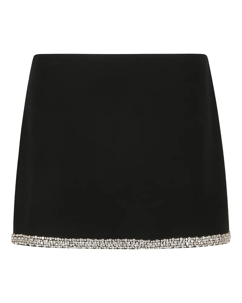 Alice + Olivia crystal-embellished mini skirt - Schwarz Schwarz