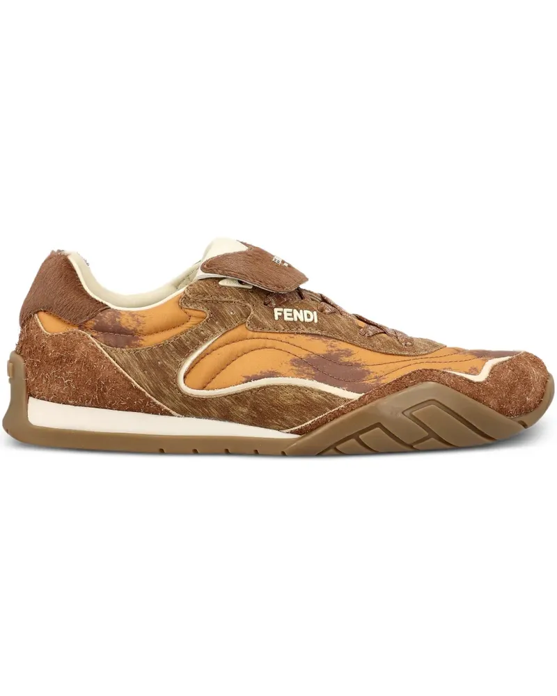 Fendi Wave Sneakers - Braun Braun
