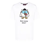T-Shirt mit "How Many Licks"-Print